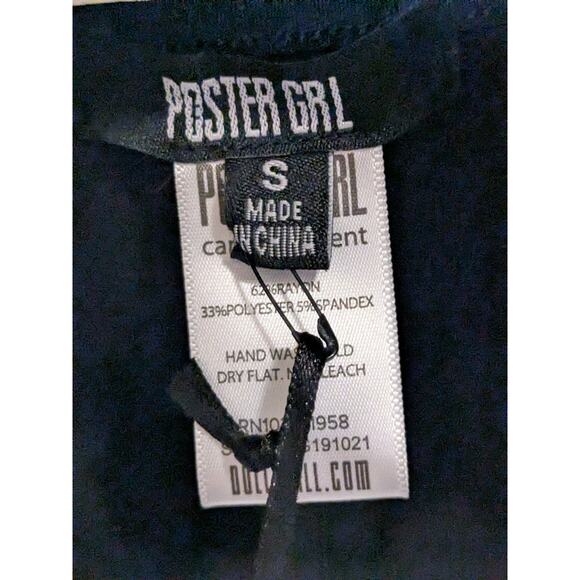 Dolls Kill Poster Girl Black Strap Tube Top Goth Style APG191021 Size Small New - Picture 6 of 8